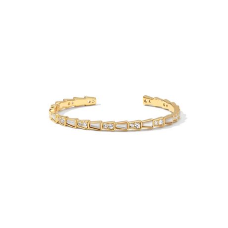 Vintage Cat's Eye Snake Bracelet
