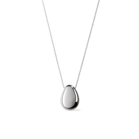 Pebble Pendant Necklace Women's Light Luxury High-end Design Fashionable Versatile Geometric Water Drop Sweater Chain