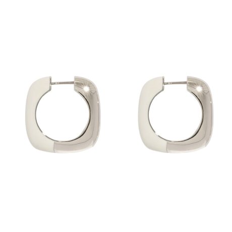 Enamel oil drop earrings