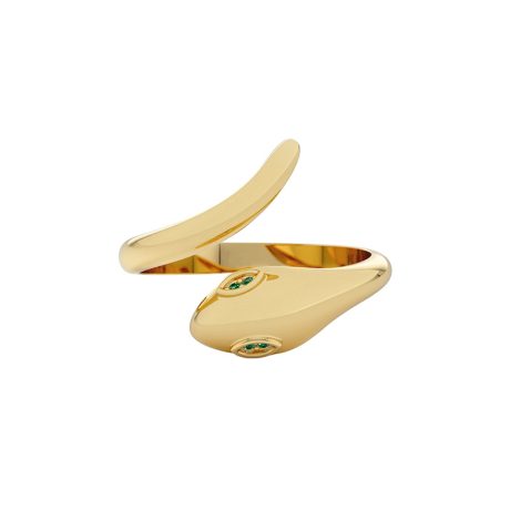 Snake-shaped ring