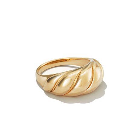 Sheep horn bread dome ring